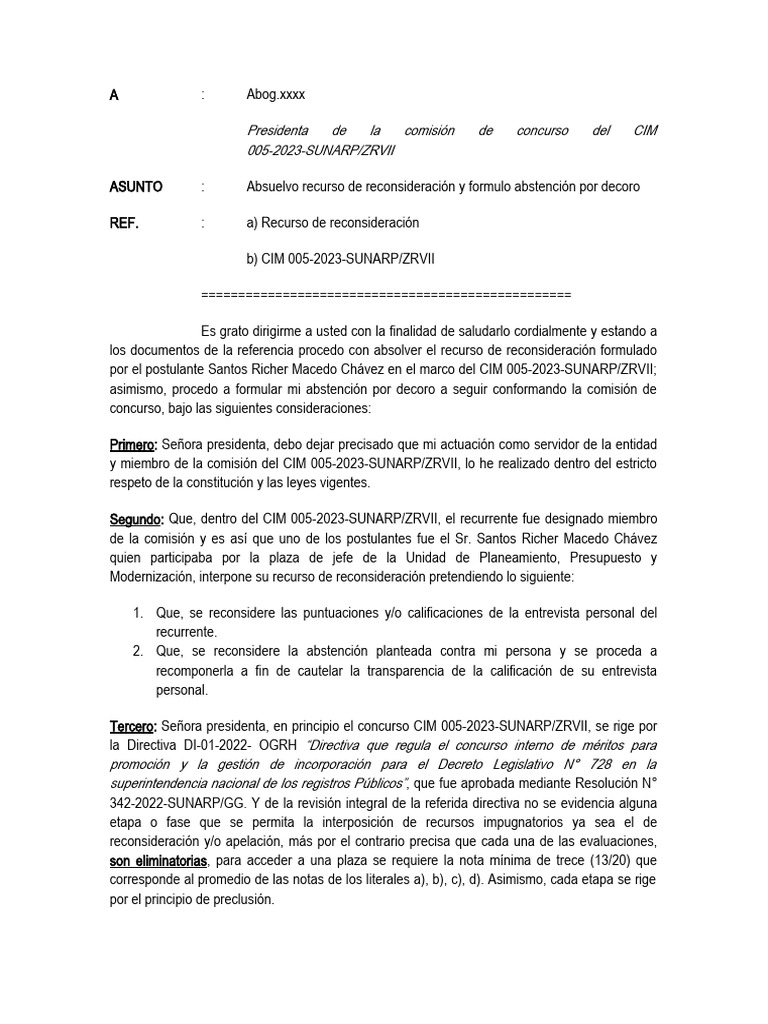 Abstencion Pdf Apelación Demanda Judicial