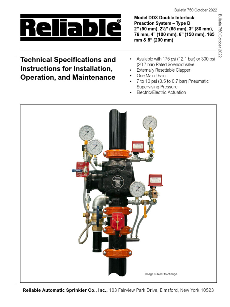 Model DDX Double Interlock System Guide | PDF | Fire Sprinkler System ...