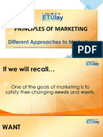Different Approaches in Marketing - Module 2