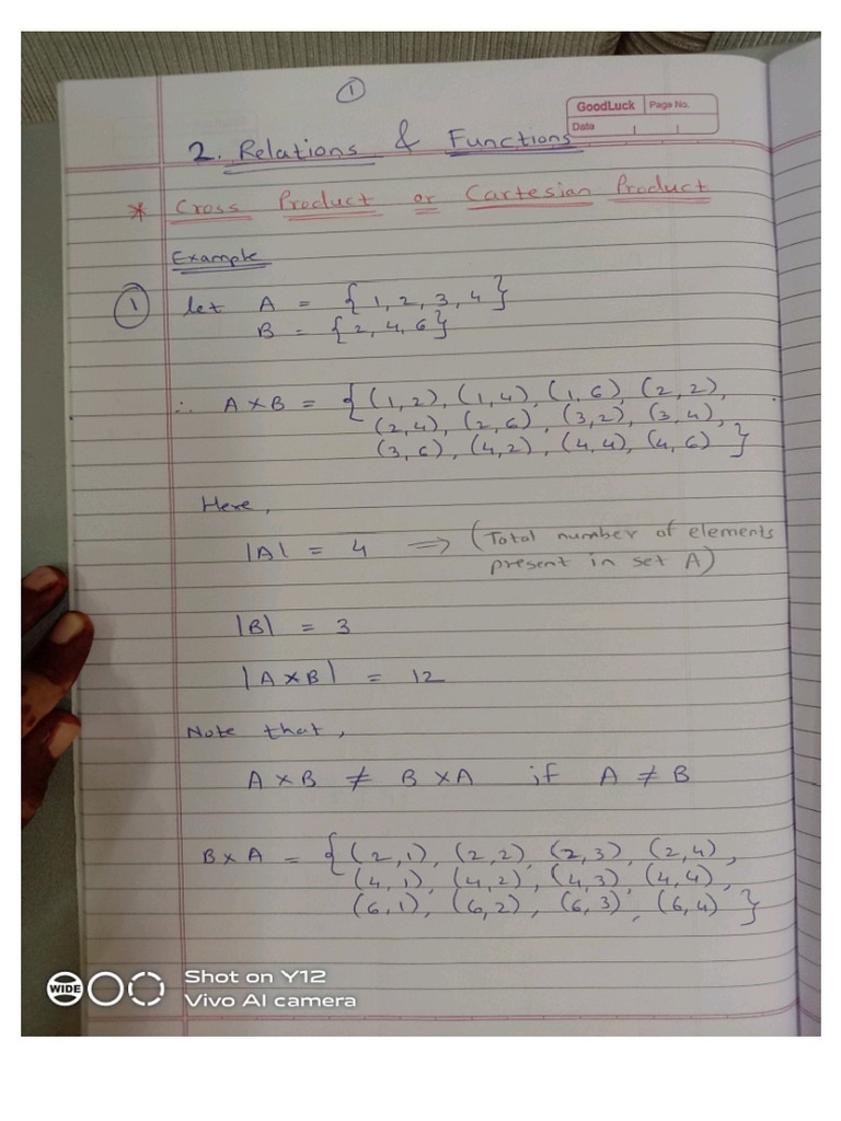 Relation And Function Pdf