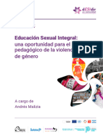 Clase 3 - Educación Sexual Integral - Una Oportunidad para El Abordaje Pedagógico de La Violencia de Género