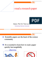 How To To Read A Scientific Paper