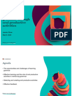 Reinforcing Grammar Through Oral Productive Activities PDF