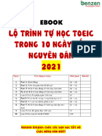 Lộ trình TỰ HỌC TOEIC 550 trong 10 ngày