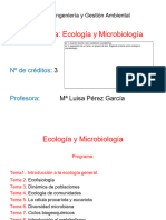 Tema 1. Introdución A La Ecología General