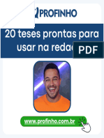 PDF 20 Teses Prontas para Usar Na Redação Do Enem