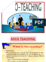MICROTEACHING B.Ed. Format