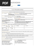 CDC - NIOSH Pocket Guide To Chemical Hazards - 1,1,2,2-T