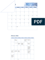 Calendario Capacitaciones Proyecto Órion.