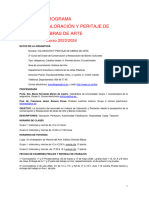 2023-24 Programa Valoración y Peritaje