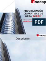 Programación de Partidas de Obra AOPP02