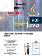 Lecture 1 Intro To Java
