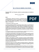 Consulta 1:2017 FGE (Acciones Típicas Delito Atentado)