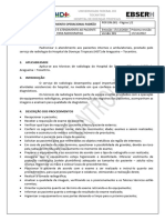 Pop 001 - Recepção e Atendimento Ao Paciente para Radiografias