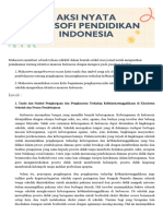 Aksi Nyata - Rizqy Feby - Filosofi Pendidikan Indonesia