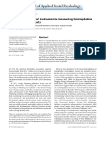 Revisión sistemática instrumentos medida homofobia