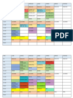 Fichas para Imprimir - Horarios 2024