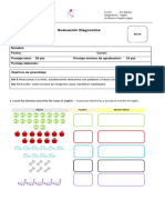 3° Evaluación Diagnostica Inglés