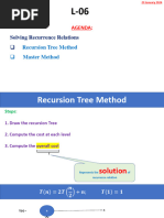 Agenda:: Solving Recurrence Relations