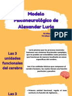 Modelo Psiconeurológico de Alexander Luria