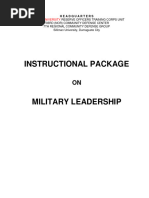 Military Leadership Sample IP