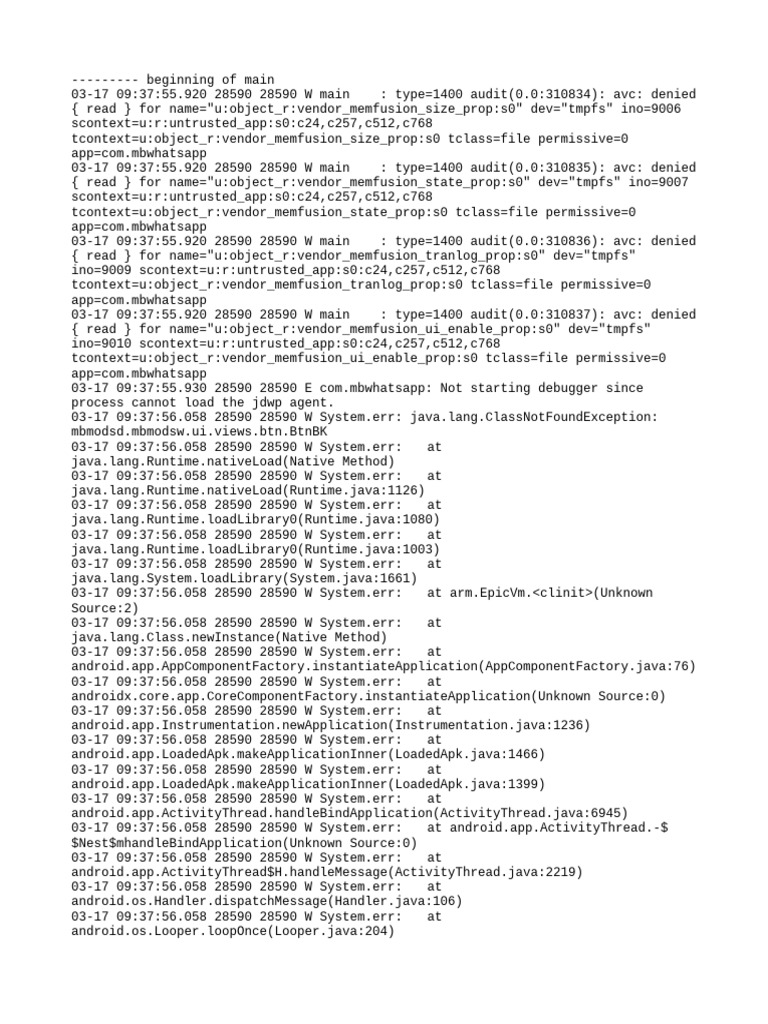 libmagtsync.so Load Failure in App | PDF | Java (Programming Language ...