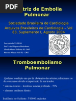 Diretriz de Embolia Pulmonar