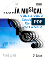 El ABC de La Teoría Musical Vol 1 & Vol 2 (Cuaderno de Ejercicios Vol 1 & Vol 2) - Arold Valda