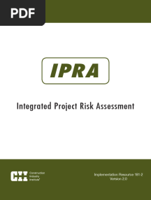CII 181 - 2 - v2 Integrated Project Risk Assessment (IPRA)