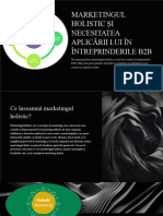 Marketingul Holistic Si Necesitatea Aplicarii Lui in Intreprinderile b2b Grosu Damian b2b