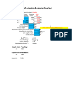 FXL5. Foundation (RCC) - Isolated (Thickness Calculation)