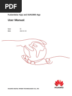 FusionSolar App and SUN2000 App User Manual