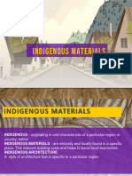 Indigenous Materials Architecture