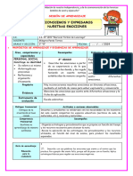 2º U1 s2 Sesion d1 Ps Reconocemos y Expresamos Nuestras Emociones