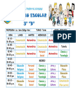 Horario 2024 3° B