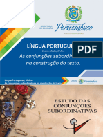 As Conjunções Subordinativas Na Construção Do Sujeito Homem