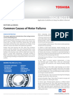 Motor TechNotes Common Causes Motor Failures