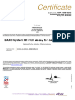 Bax System Real Time Salmonella Assay Afnor Certificate en