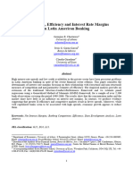 Chortareas Garza Girardone - Competition Efficiency and Interest Rate Margins in LA Banking