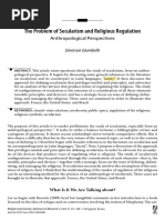 The Problem of Secularism and Religious