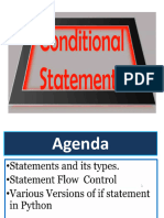 Conditional Statement