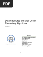 Data Structures and Their Use in Elementary Algorithms