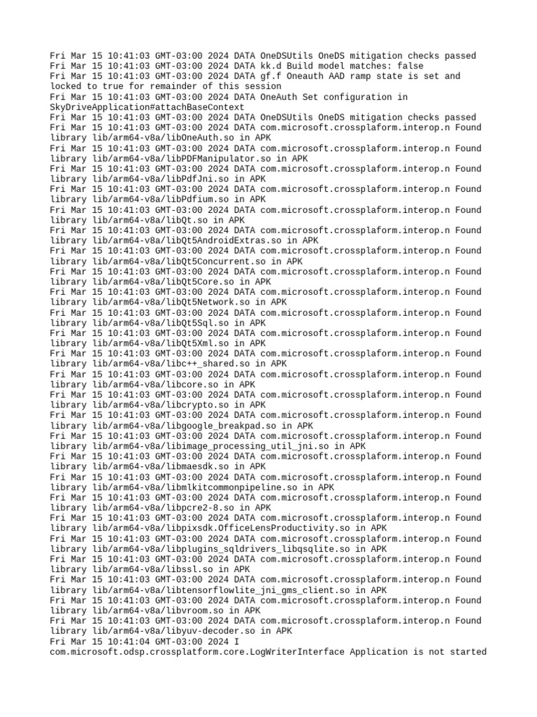 OneDrive Application Log Analysis | PDF | Computer File | Databases