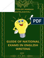 New Guide of National Exams in English Writing 2024 by Mariam Gigitelashvili