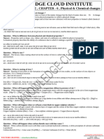 CLASS - 7th Chapter - 6 (Physical & Chemical Changes)