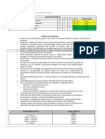 Instruções de Trabalho Bertura de Valas