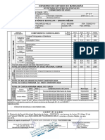 Governo Do Estado Do Maranhão: Histórico Escolar - Ensino Médio