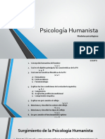 Modelos en Psicología - Psicología Humanista