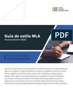 Guía de Estilo MLA