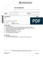 3 Primary Checkpoint Math 0845 April 2022